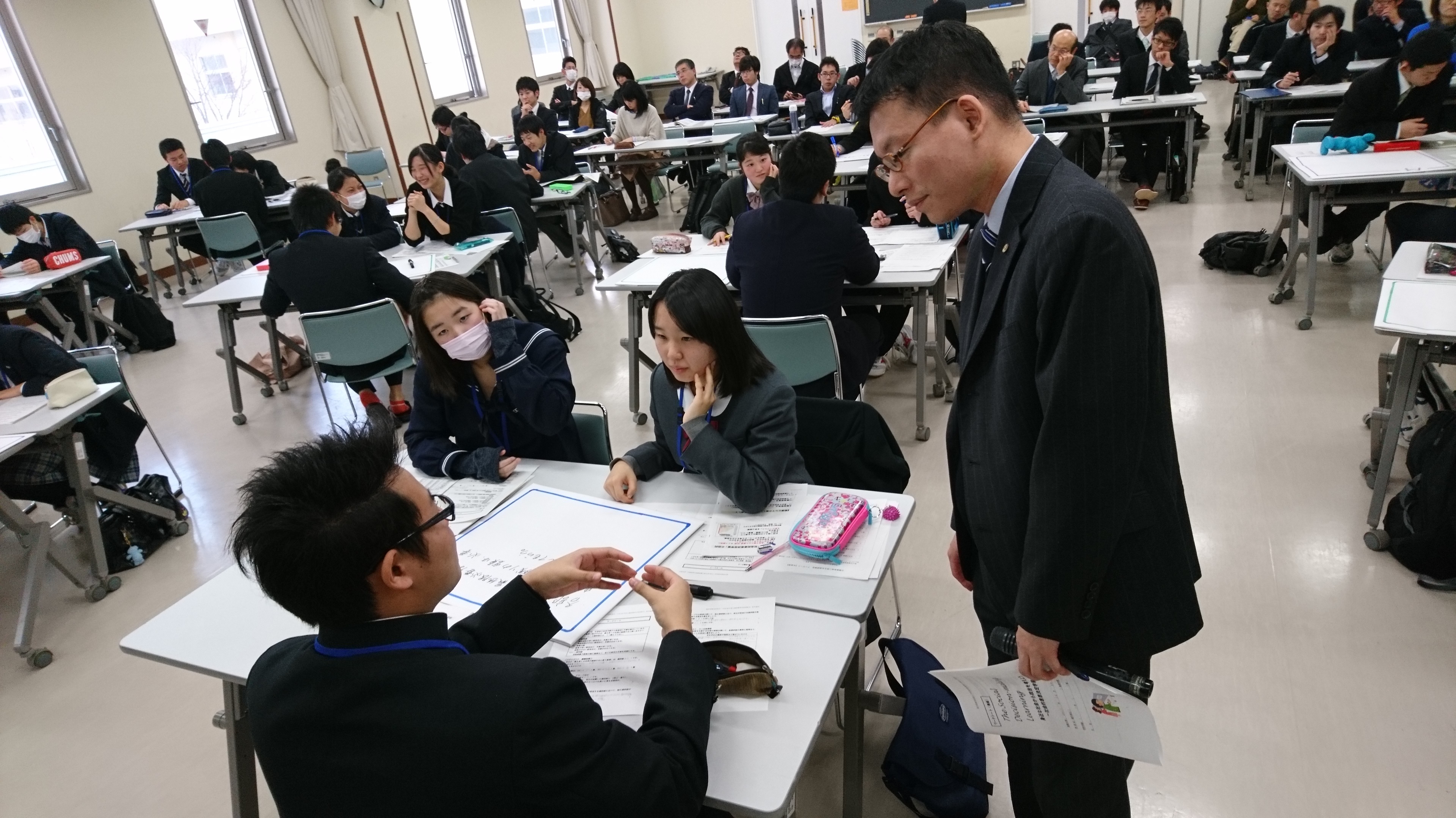 福井県立藤島高校で 主権者教育と生徒会 講演 18歳選挙権 主権者教育の専門家 西野偉彦